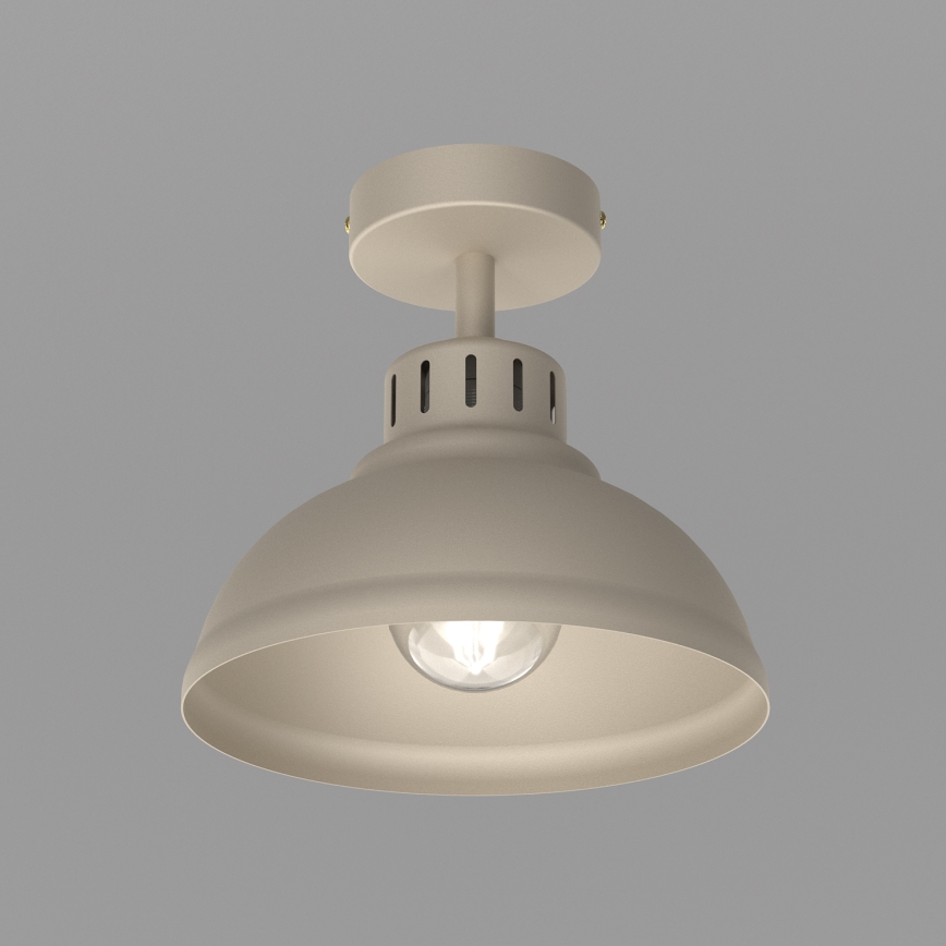 Żyrandol natynkowy SVEN 1xE27/15W/230V beżowy