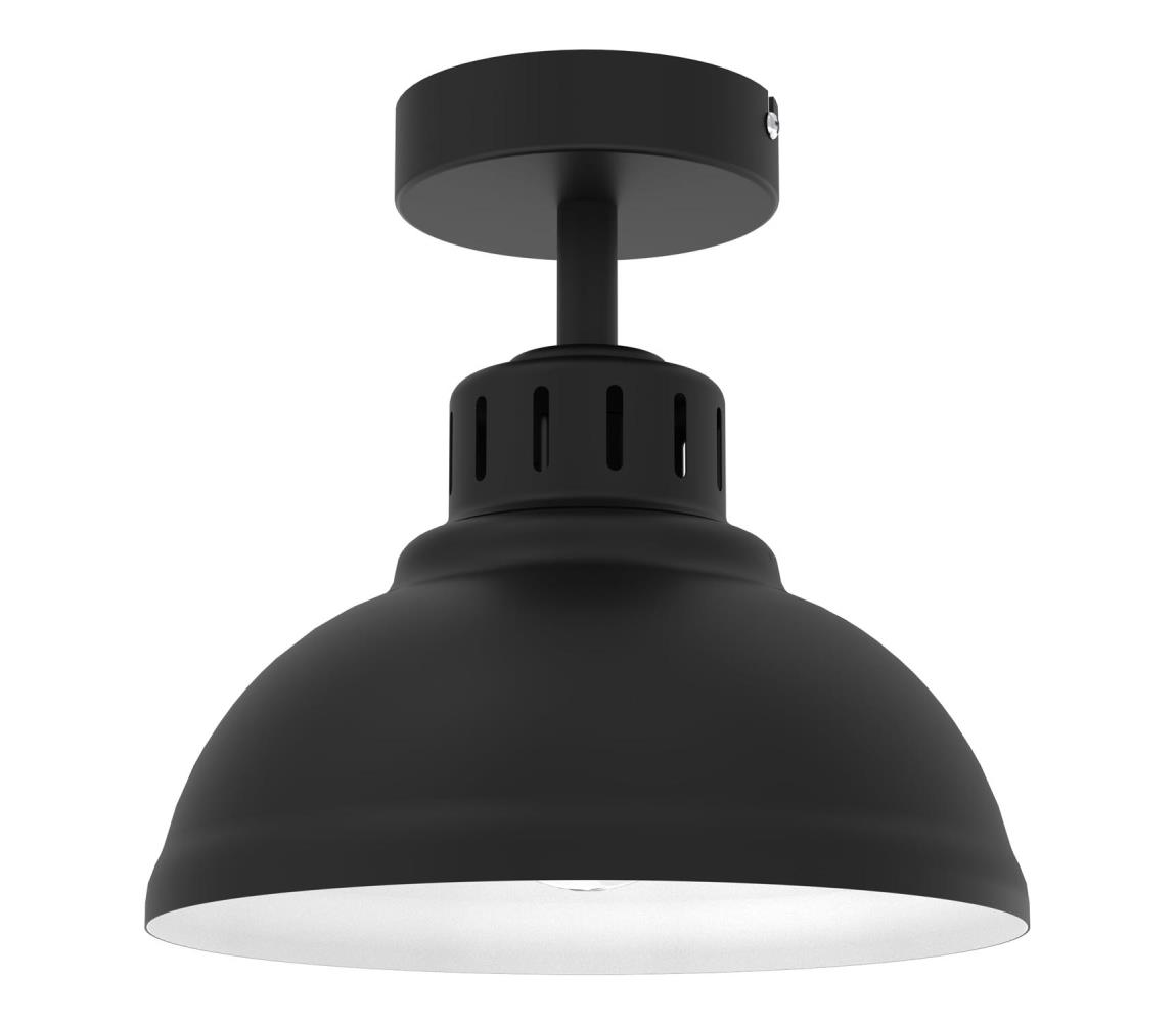 Żyrandol natynkowy SVEN 1xE27/15W/230V czarny