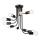 Żyrandol natynkowy TRINITY 10xE27/15W/230V czarny