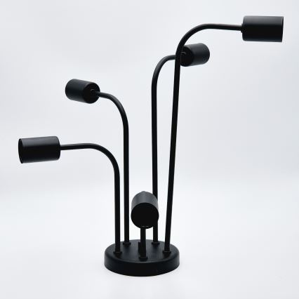 Żyrandol natynkowy TRINITY 5xE27/15W/230V czarny