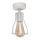 Żyrandol natynkowy TUBE II 1xE27/15W/230V biały