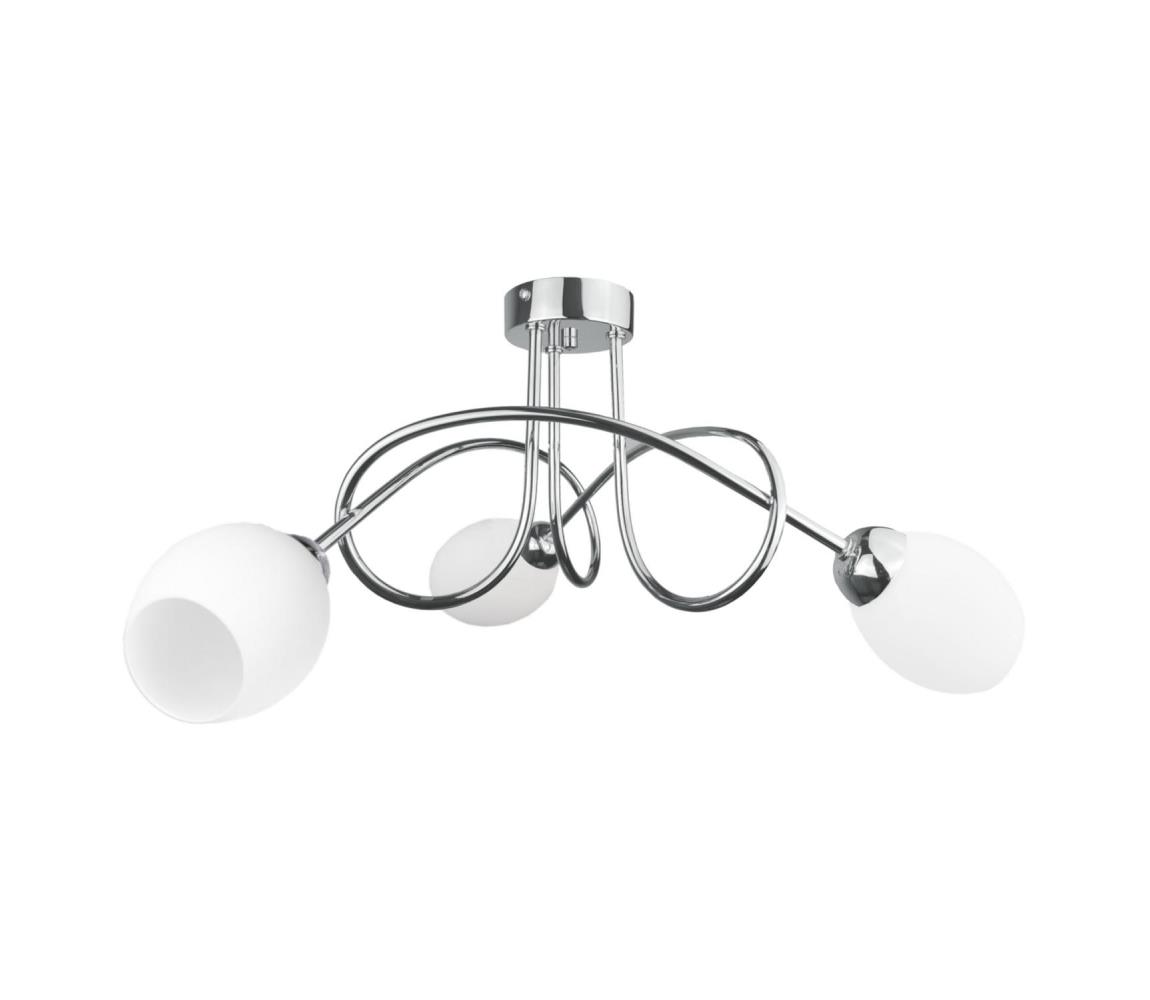 Żyrandol natynkowy TWIST WHITE 3xE14/40W/230V
