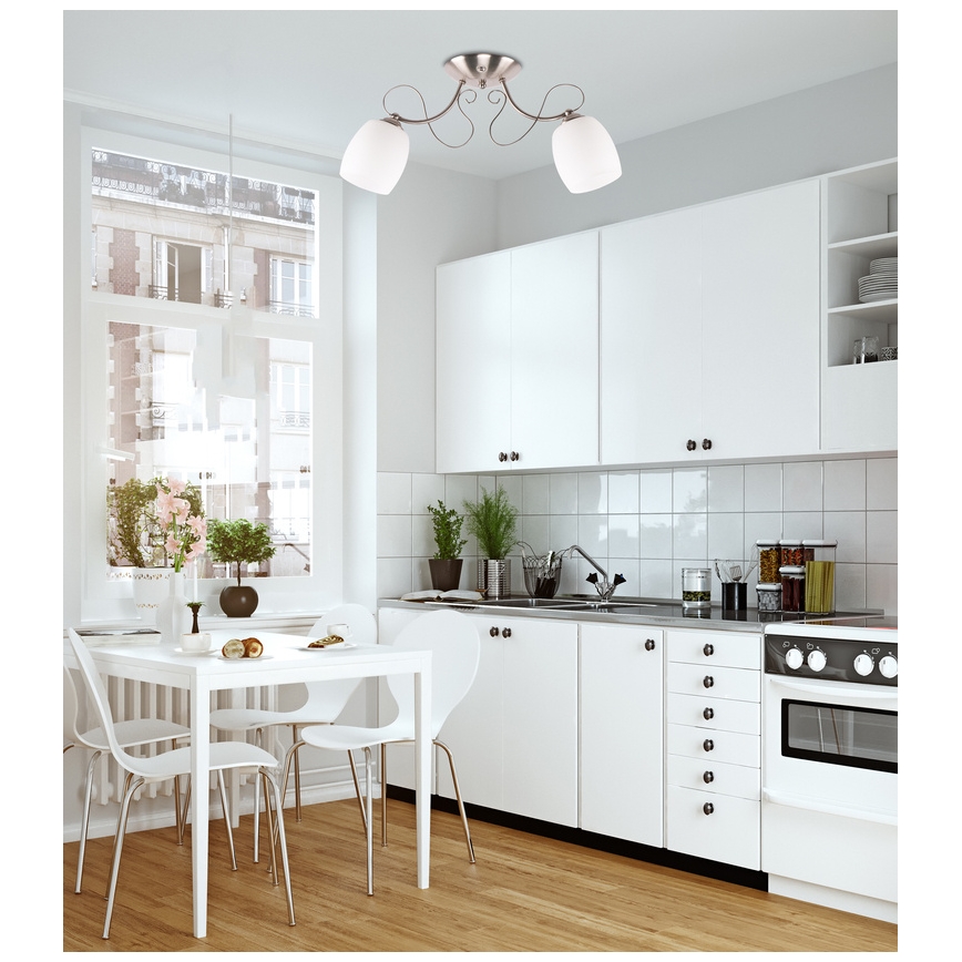 Żyrandol natynkowyy AMBA 2xE27/40W/230V