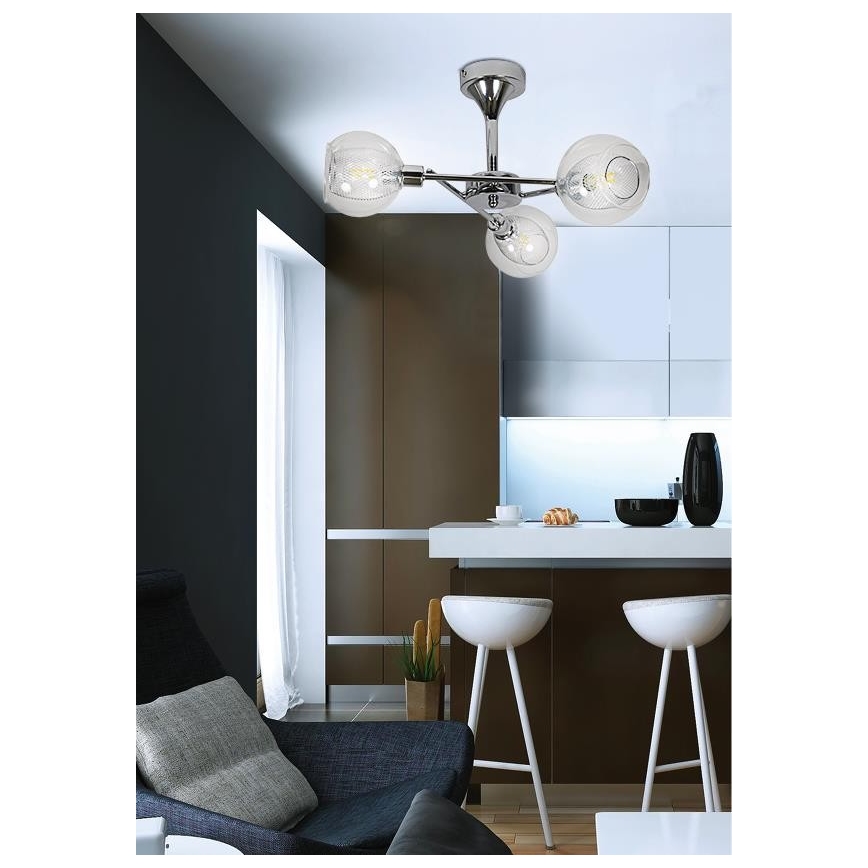 Żyrandol OZZO 3xE14/40W/230V