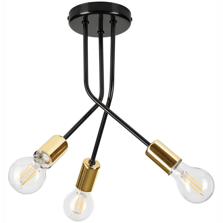 Żyrandol PRIYA 3xE27/15W/230V czarny