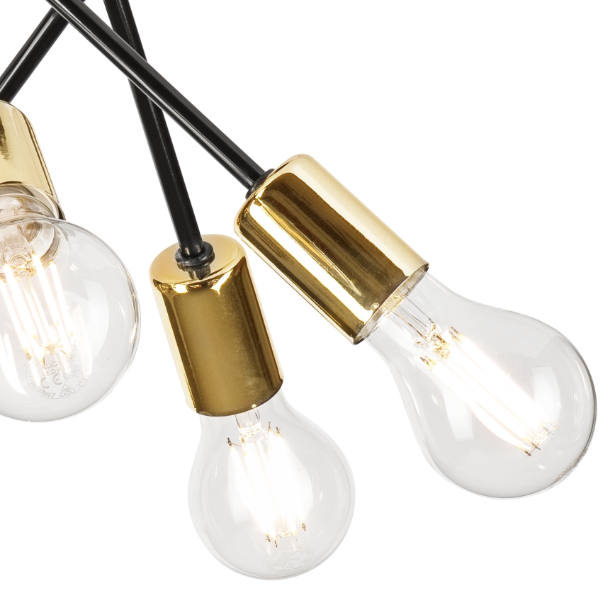 Żyrandol PRIYA 5xE27/15W/230V czarny