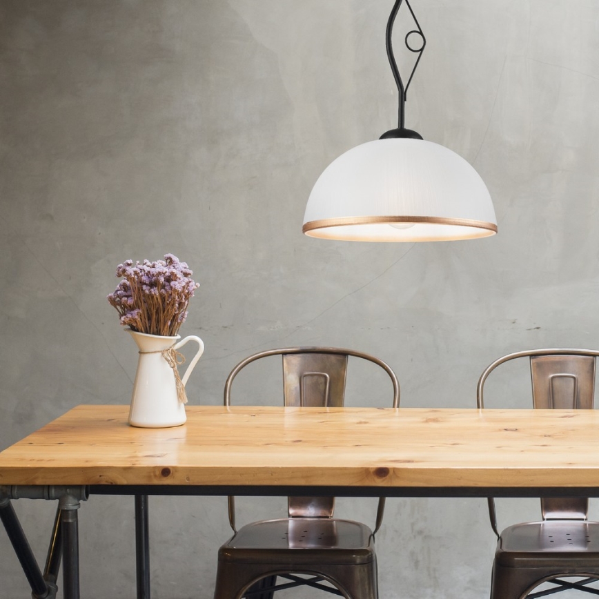 Żyrandol RETRO 1xE27/60W/230V