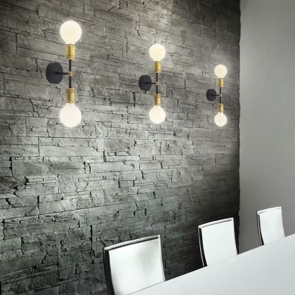 TK Lighting 1902 - Żyrandol RETRO 2xE27/60W/230V