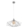 Żyrandol SATURN 1xE27/15W/230V szary