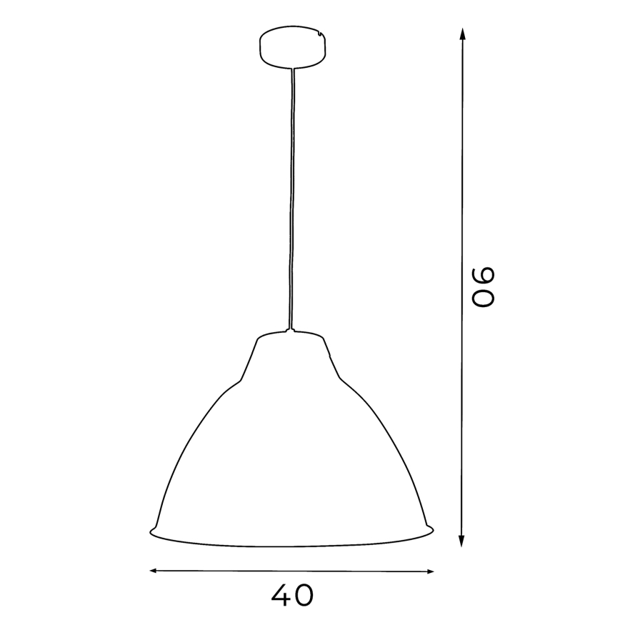 Żyrandol SKAL 1xE27/60W/230V