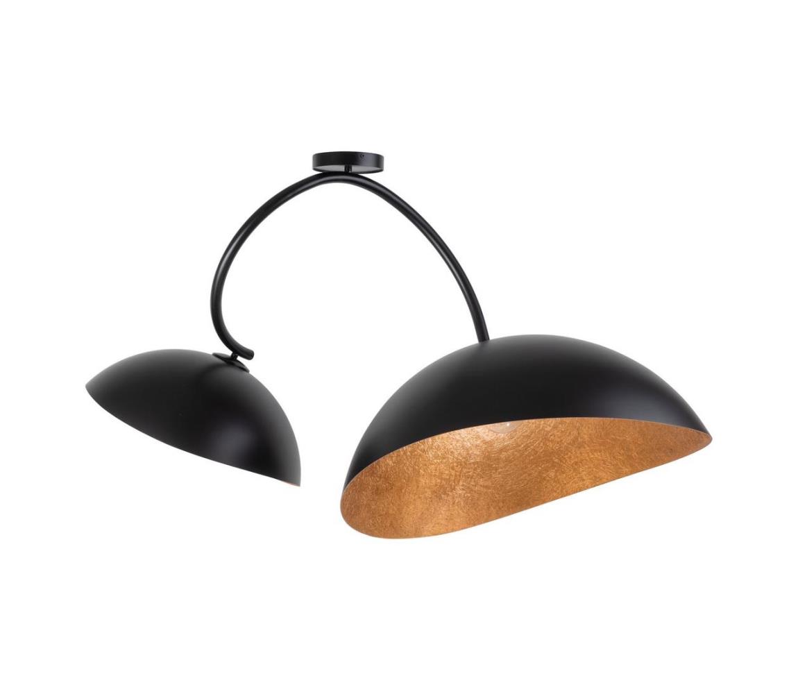 Żyrandol SPACE 2xE27/60W/230V czarne/miedź