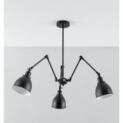 Żyrandol wiszący STARK SHADE 3xE27/60W/230V