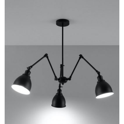 Żyrandol wiszący STARK SHADE 3xE27/60W/230V